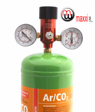 2 x bouteille de gaz argon / CO2 - unidirectionnel 1 litre 802048